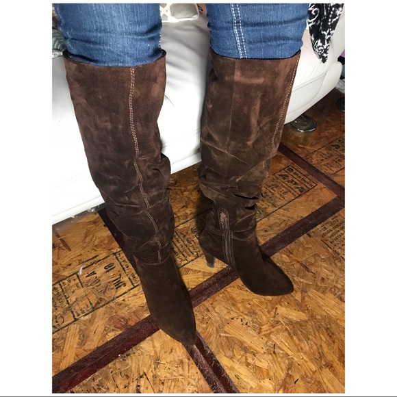 T12 Suede slouchy boots - Picture 3 of 7